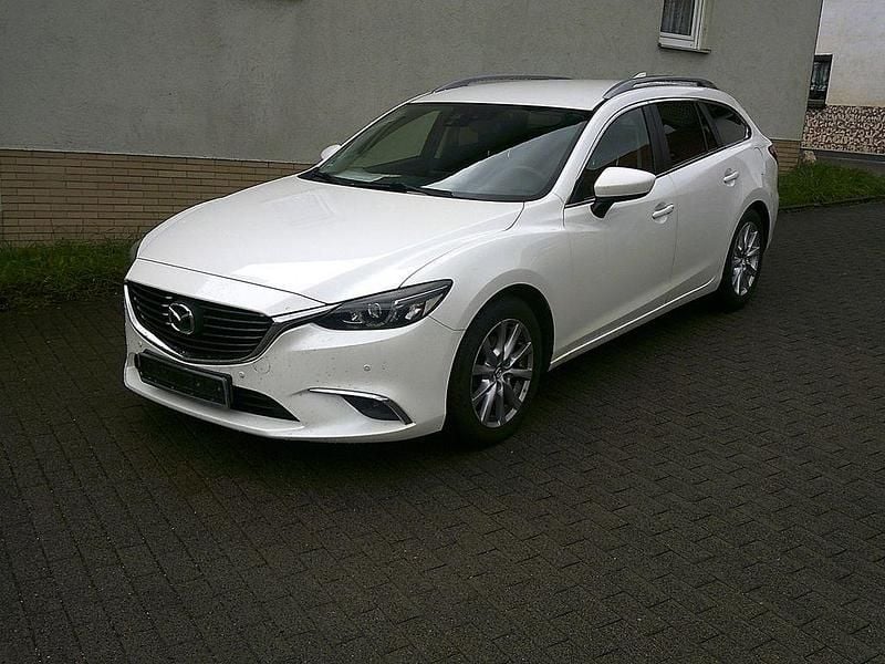 Weiß Gebraucht 2016 Mazda 6 Exclusive-Line Kombi | 6.999 € (Superpreis) - Bild 1/4