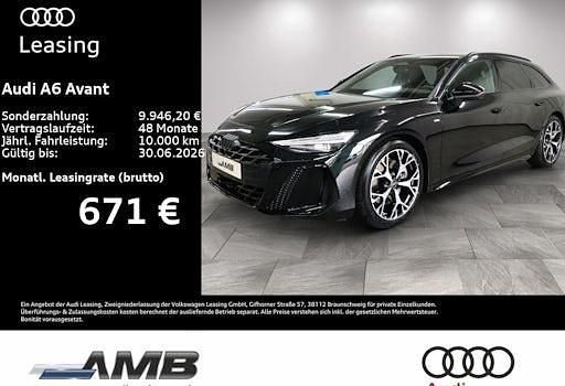 Neu Audi A6 S-Line 245 PS (180 kW) 2025 Grün Kombi