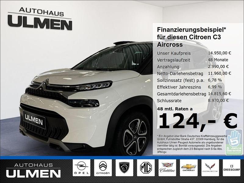 Weiß Gebraucht 2023 Citroën C3 Aircross Feel SUV | 14.950 € (Fairer Preis) - Bild 1/4