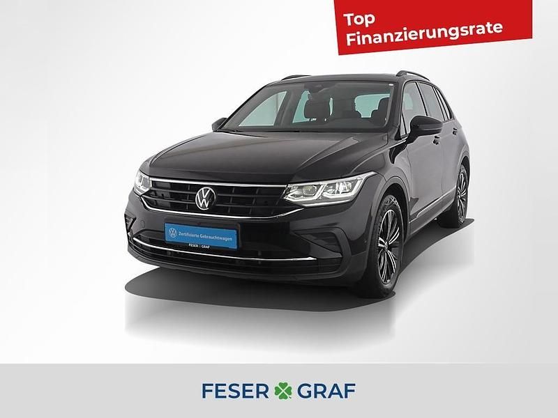 Schwarz Gebraucht 2023 VW Tiguan Life SUV | 30.650 € (Fairer Preis) - Bild 1/4