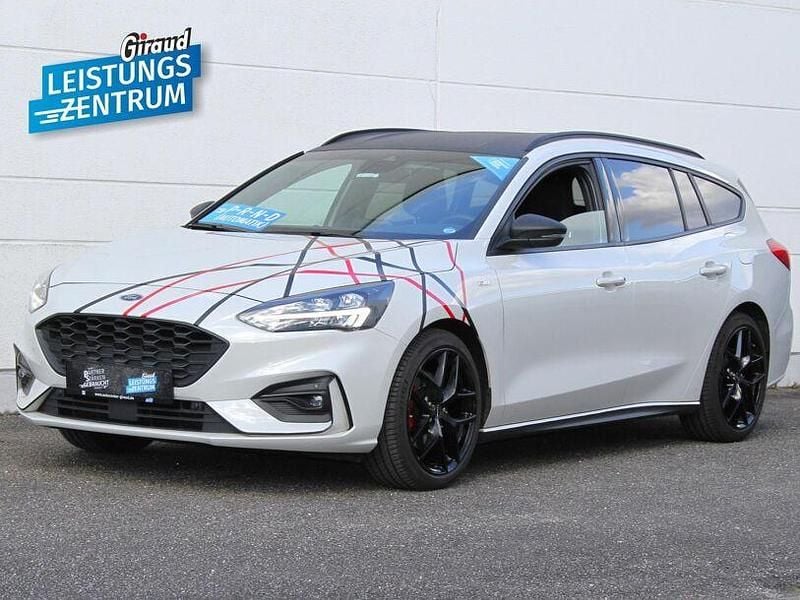 Gebraucht Ford Focus ST-Line X 151 PS (111 kW) 2021 Metropolisweiß metallic (metallic) Kombi