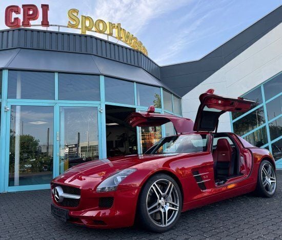 Rot (metallic) Gebraucht 2011 Mercedes SLS AMG AMG Coupé | 209.000 € (Teuer) - Bild 1/4