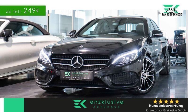 Schwarz Gebraucht 2018 Mercedes C250 AMG Limousine | 26.490 € (Teuer) - Bild 1/4