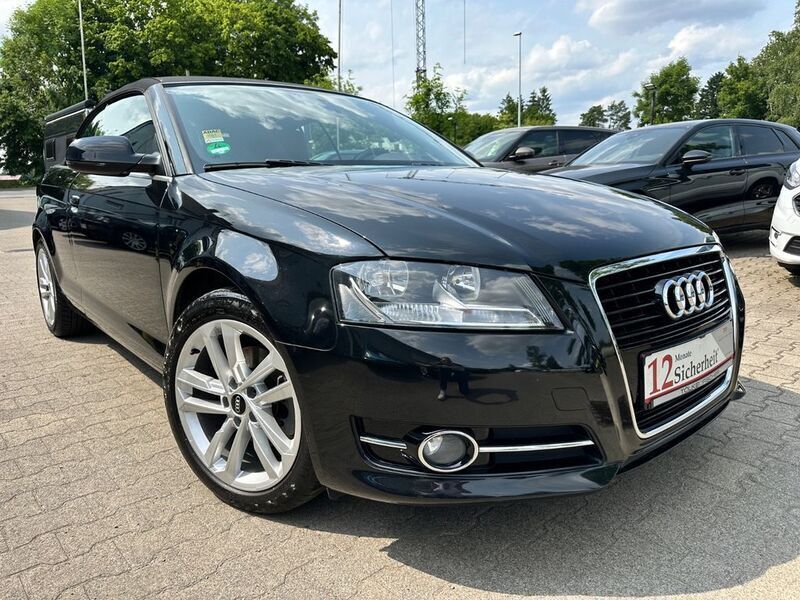 Schwarz Gebraucht 2012 Audi A3 Cabriolet Ambition Cabrio | 11.400 € (Fairer Preis) - Bild 1/4