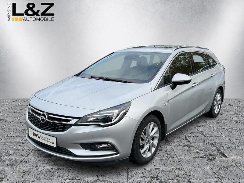 Silber Gebraucht 2018 Opel Astra Kombi | 14.580 € (Teuer) - Bild 1/4