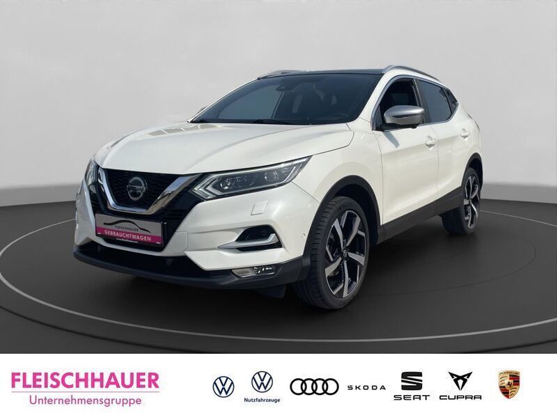 Weiss Gebraucht 2018 Nissan Qashqai Tekna+ SUV | 16.990 € (Guter Preis) - Bild 1/4