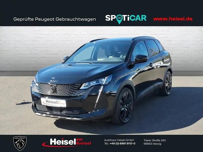 Schwarz perla nera Gebraucht 2021 Peugeot 3008 GT SUV | 28.900 € (Etwas zu teuer) - Bild 1/4