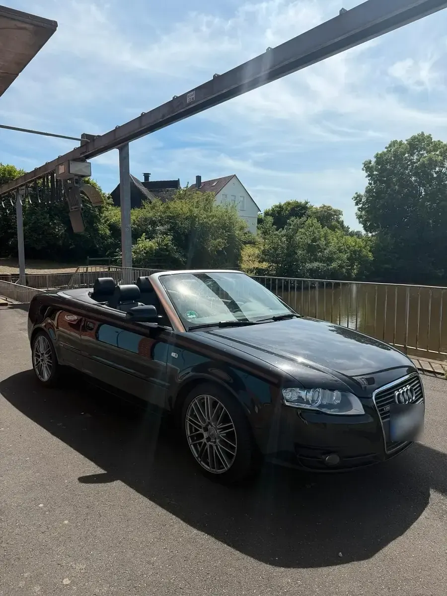 Gebraucht Audi A4 Cabriolet S-Line 140 PS (102 kW) 2008 Schwarz Cabrio