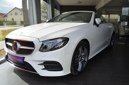 Polarweiss unilack Gebraucht 2018 Mercedes E400 AMG line Cabrio | 39.980 € (Guter Preis) - Bild 1/4