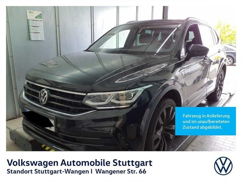 Deep black perleffekt Gebraucht 2022 VW Tiguan Allspace R-line SUV | 41.430 € (Fairer Preis) - Bild 1/4