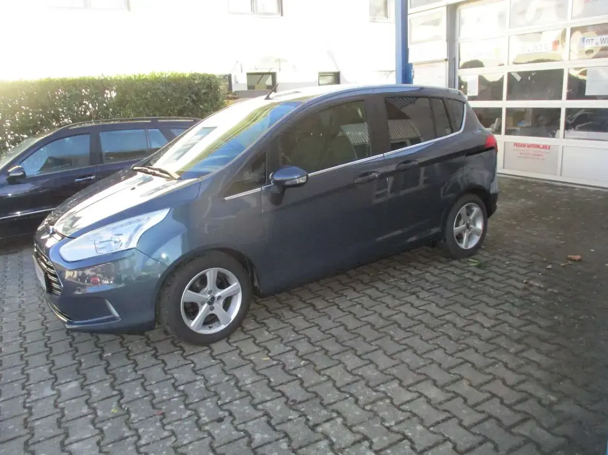 Gebraucht Ford B-MAX Titanium 125 PS (91 kW) 2014 Midnight skygrau metallic Van / Kleinbus