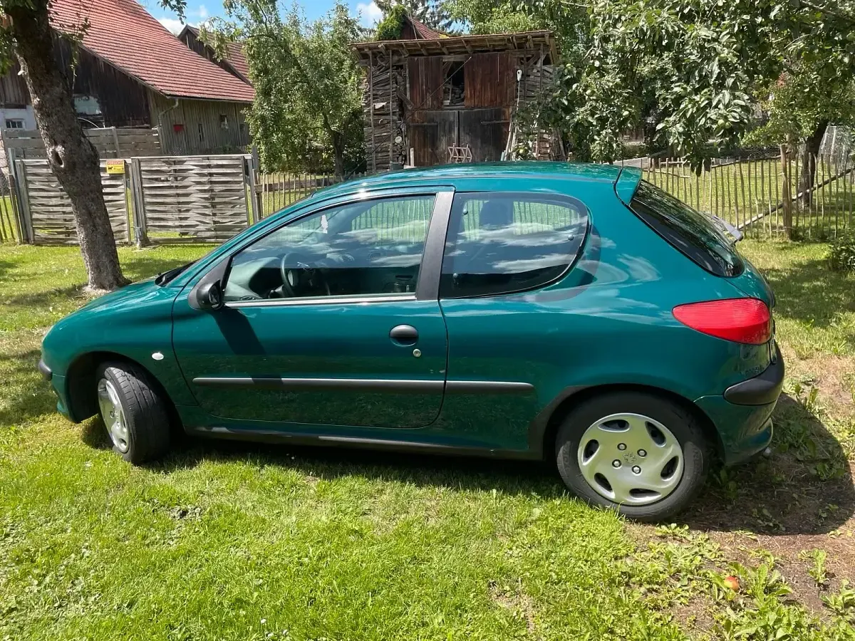 Gebraucht Peugeot 206 60 PS (44 kW) 2001 Grün Kleinwagen