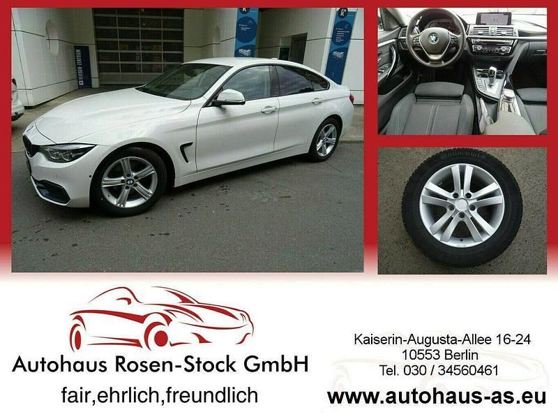 Weiß Gebraucht 2020 BMW 420 Gran Coupé Sport Line Coupé | 25.900 € (Superpreis) - Bild 1/3