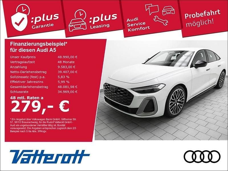 Weiss Gebraucht 2024 Audi A5 Ambiente Coupé | 48.990 € (Superpreis) - Bild 1/4