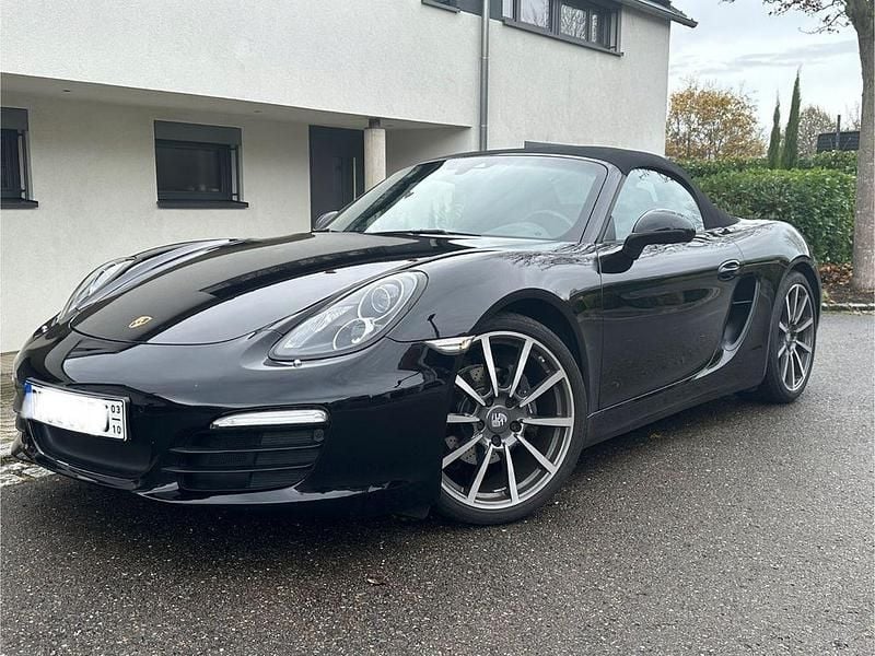 Schwarz Gebraucht 2015 Porsche Boxster Black Edition Cabrio | 42.900 € (Superpreis) - Bild 1/4