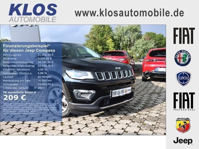 Schwarz Gebraucht 2020 Jeep Compass Limited SUV | 21.990 € (Etwas zu teuer) - Bild 1/4