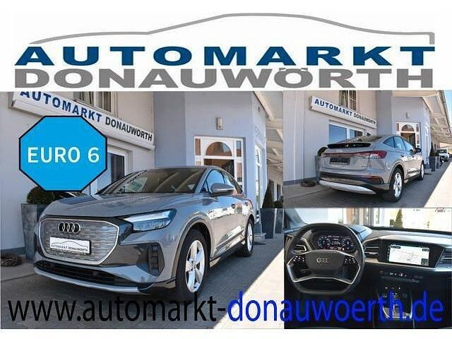 Grau Gebraucht 2022 Audi Q4 Sportback e-tron SUV | 36.795 € (Guter Preis) - Bild 1/4