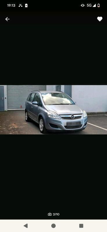 Grau Gebraucht 2008 Opel Zafira Van / Kleinbus | 2.200 € (Guter Preis) - Bild 1/4