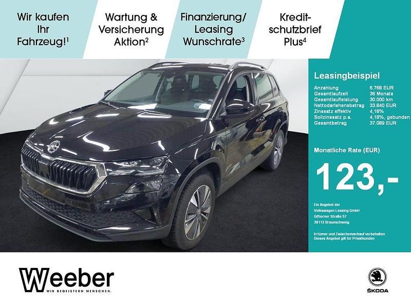 Schwarz Gebraucht 2025 Skoda Karoq Selection SUV | 34.090 € (Fairer Preis) - Bild 1/4