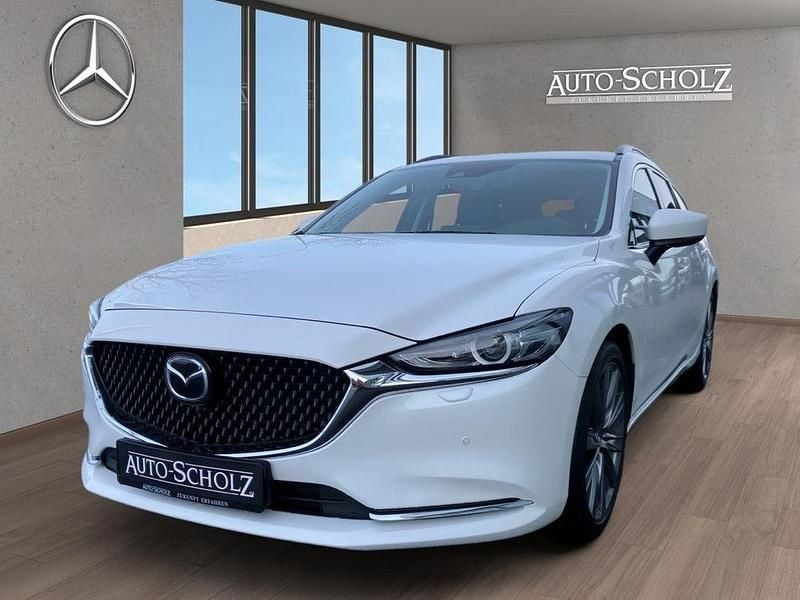 Weiß Gebraucht 2019 Mazda 6 Sports-Line Kombi | 17.368 € (Fairer Preis) - Bild 1/4