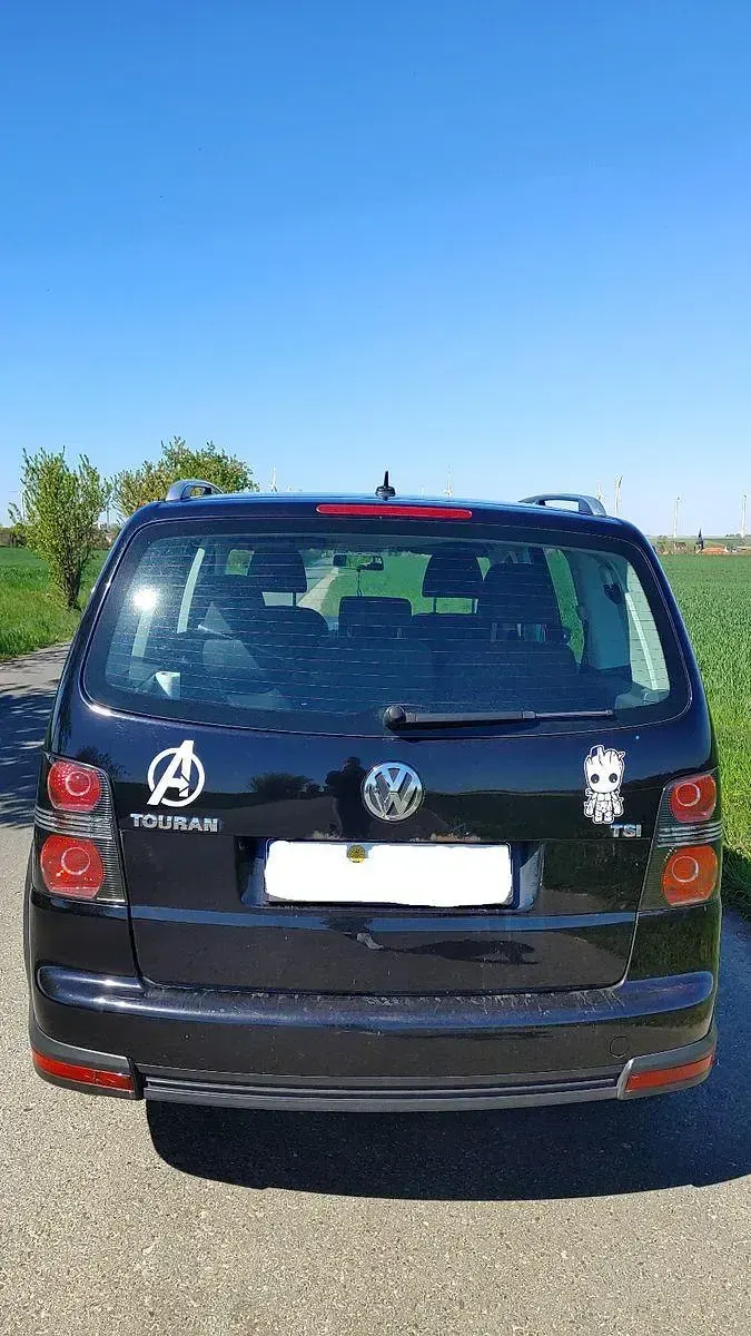 Gebraucht VW Touran 140 PS (102 kW) 2009 Schwarz Van / Kleinbus
