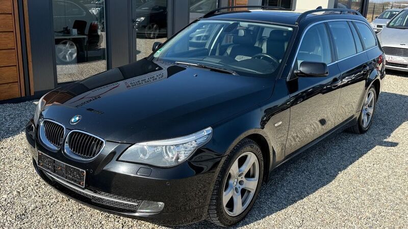 Schwarz Gebraucht 2008 BMW 520 Advantage Kombi | 3.990 € (Fairer Preis) - Bild 1/4