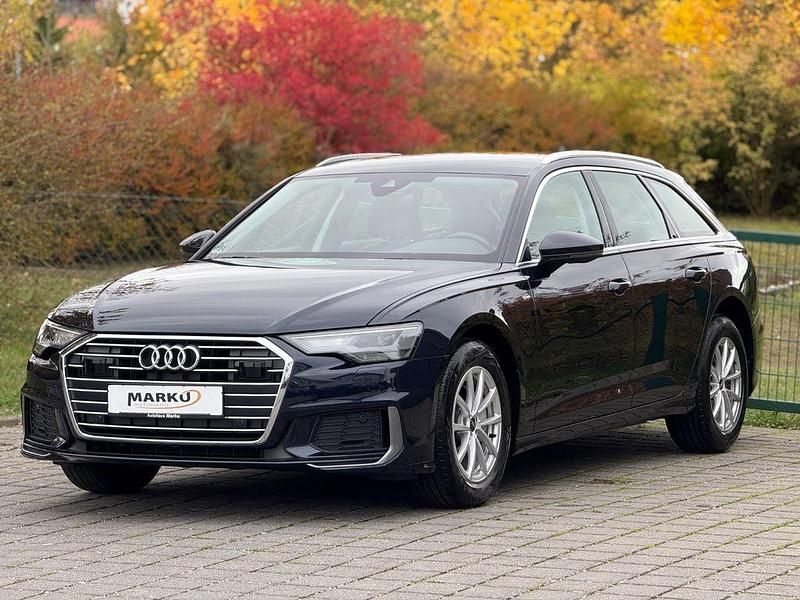 Blau Gebraucht 2021 Audi A6 S-Line Kombi | 31.200 € (Superpreis) - Bild 1/4