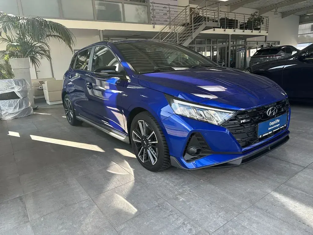 Gebraucht Hyundai i20 N Line 101 PS (74 kW) 2021 Blau Kleinwagen