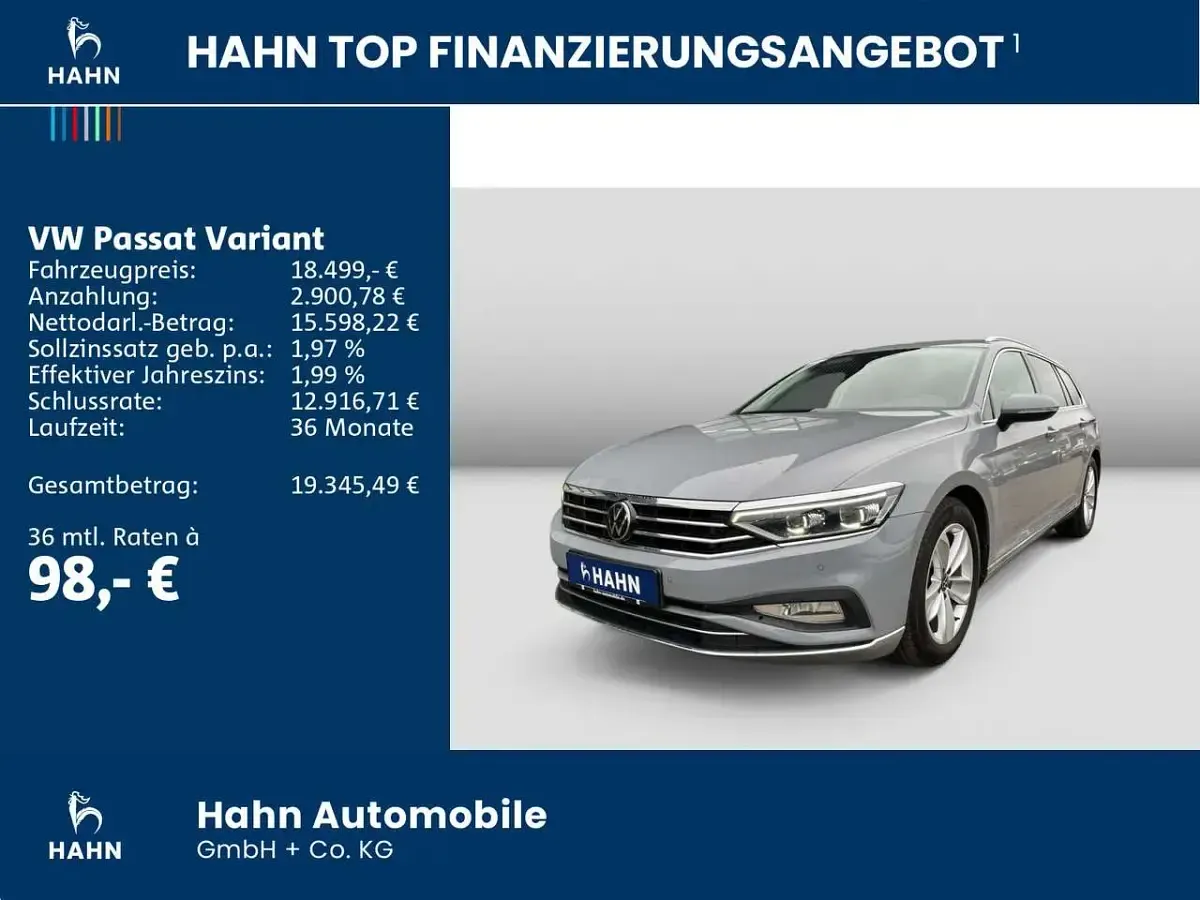 Gebraucht VW Passat Elegance 200 PS (147 kW) 2023 Grau Kombi