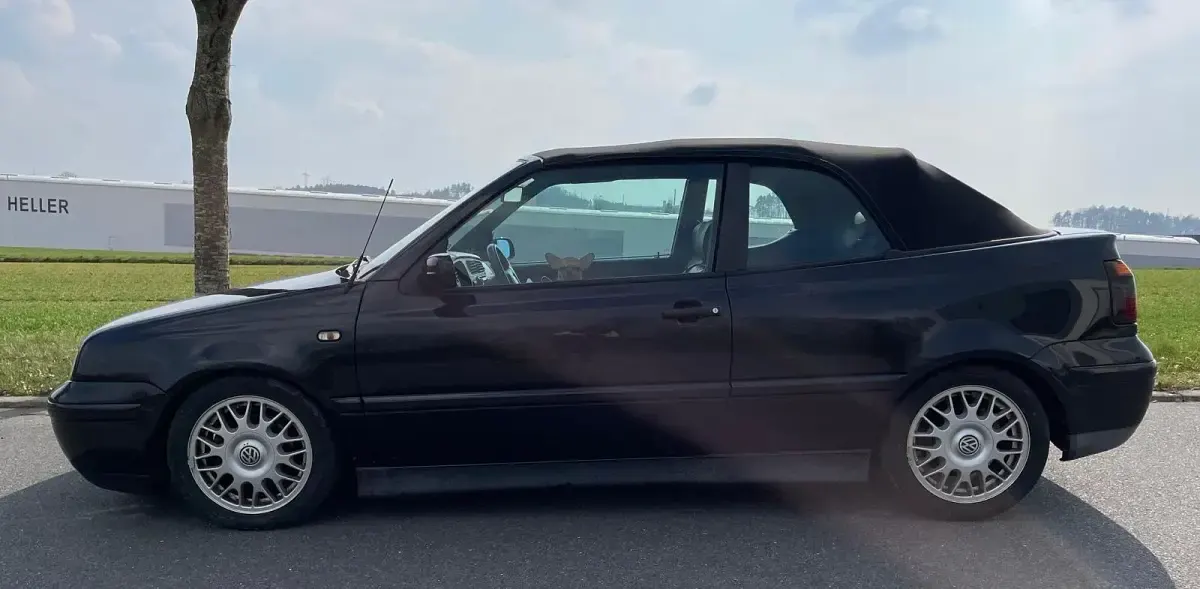 Gebraucht VW Golf Cabriolet 101 PS (74 kW) 1999 Schwarz Cabrio