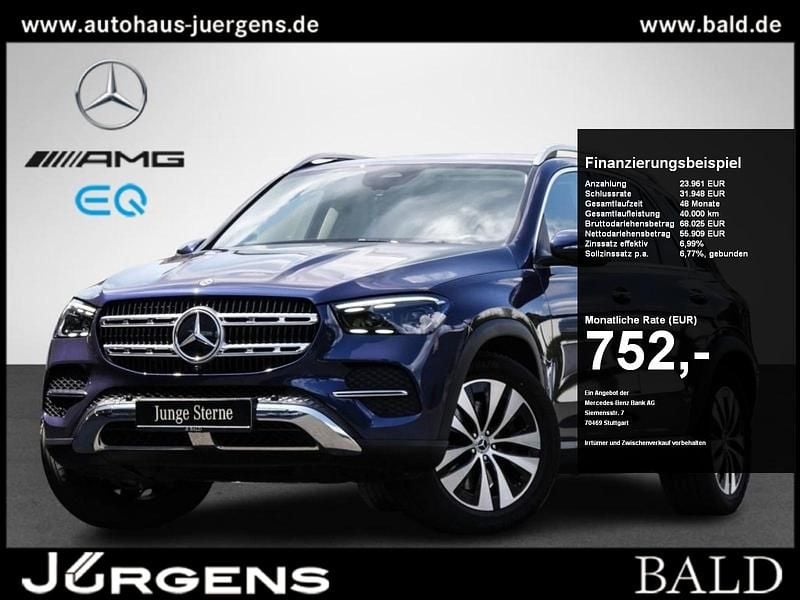 Metalliclack sodalithblau Gebraucht 2024 Mercedes GLE450 AMG SUV | 79.860 € (Guter Preis) - Bild 1/4