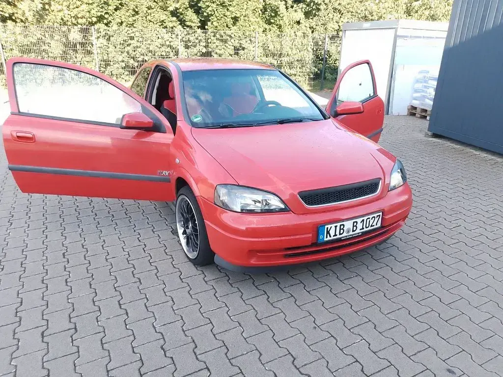 Brugt Opel Astra 147 HK (108 kW) 2003 Rød Coupe