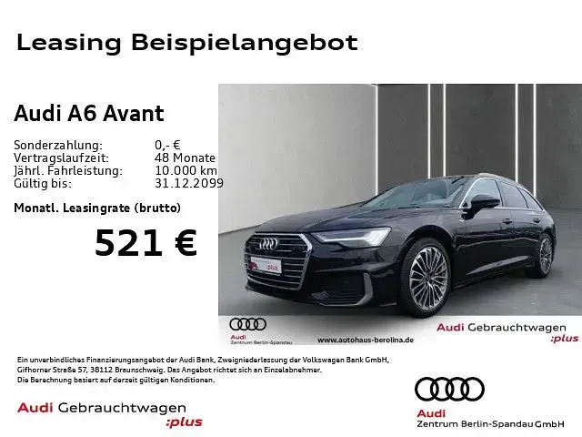 Używany Audi A6 S-Line 367 KM (269 kW) 2023 Czarny Kombi