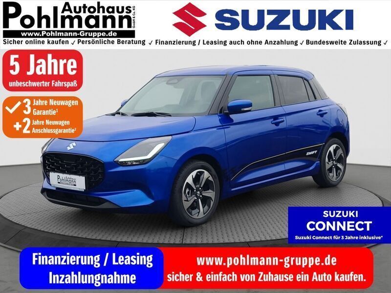 Blau Neu 2025 Suzuki Swift Comfort+ Kleinwagen | 19.385 € - Bild 1/4