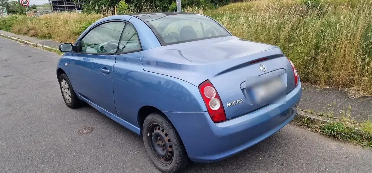 Gebraucht Nissan Micra 88 PS (64 kW) 2006 Blau Cabrio