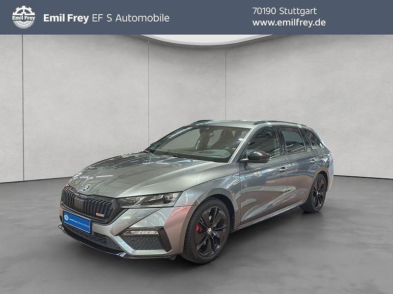Graphitgrau metallic Gebraucht 2022 Skoda Octavia RS Kombi | 26.890 € (Guter Preis) - Bild 1/4