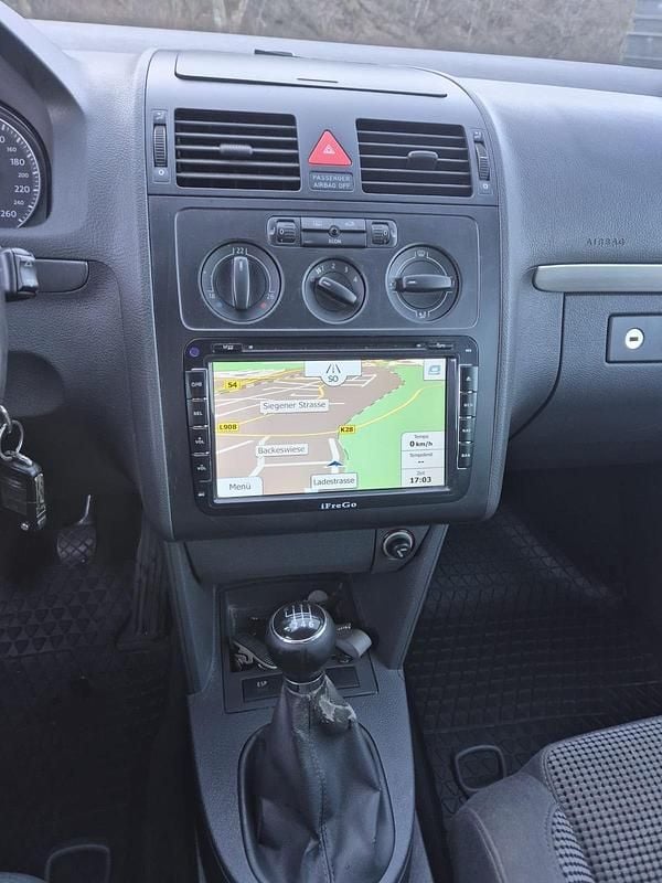 Gebraucht VW Touran 105 PS (77 kW) 2005 Schwarz Van / Kleinbus