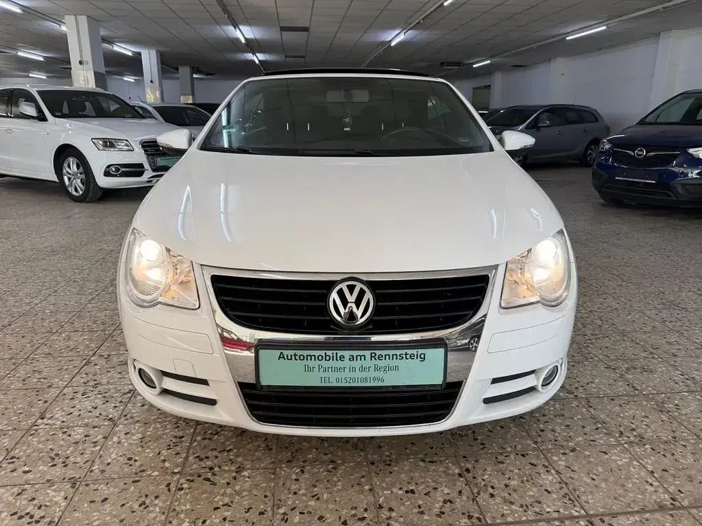 Gebraucht VW Eos 122 PS (89 kW) 2010 Weiß Cabrio