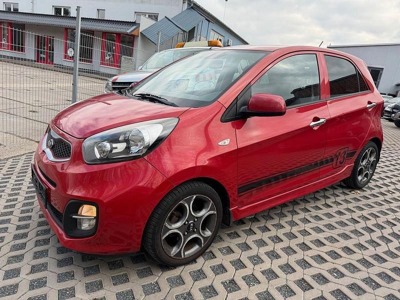 Gebraucht Kia Picanto 69 PS (50 kW) 2014 Rot Kleinwagen