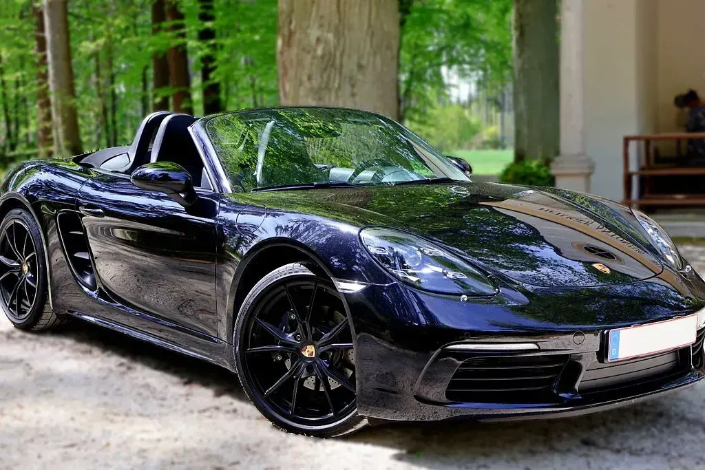 Gebraucht Porsche Boxster 299 PS (219 kW) 2021 Schwarz Cabrio
