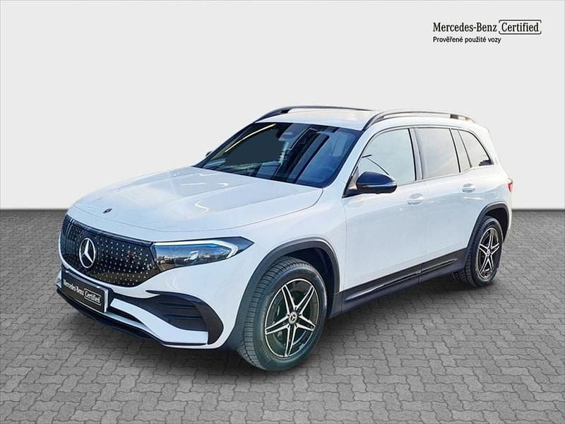 Weiß Gebraucht 2024 Mercedes EQB300 AMG line SUV | 53.984 € - Bild 1/4
