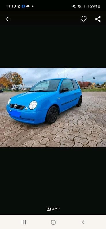 Blau Gebraucht 2002 VW Lupo Kleinwagen | 750 € - Bild 1/4