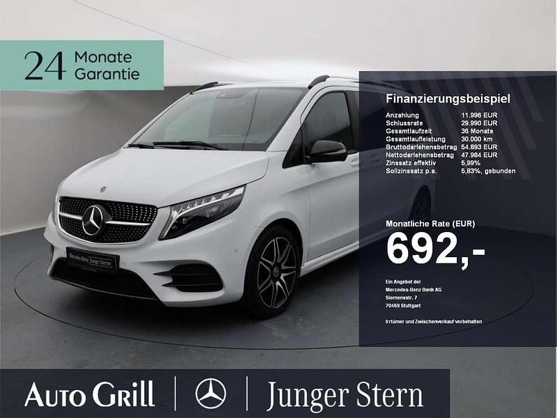 Bergkristallweiß metallic Gebraucht 2024 Mercedes V250 AMG Van / Kleinbus | 59.980 € - Bild 1/4