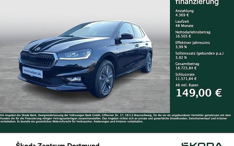 Schwarz Gebraucht 2025 Skoda Fabia Tour Limousine | 20.874 € (Fairer Preis) - Bild 1/4