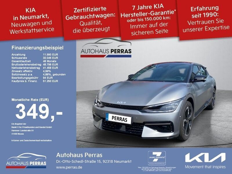 Stahlgrau matt Neu 2025 Kia EV6 4 SUV | 51.250 € (Guter Preis) - Bild 1/4