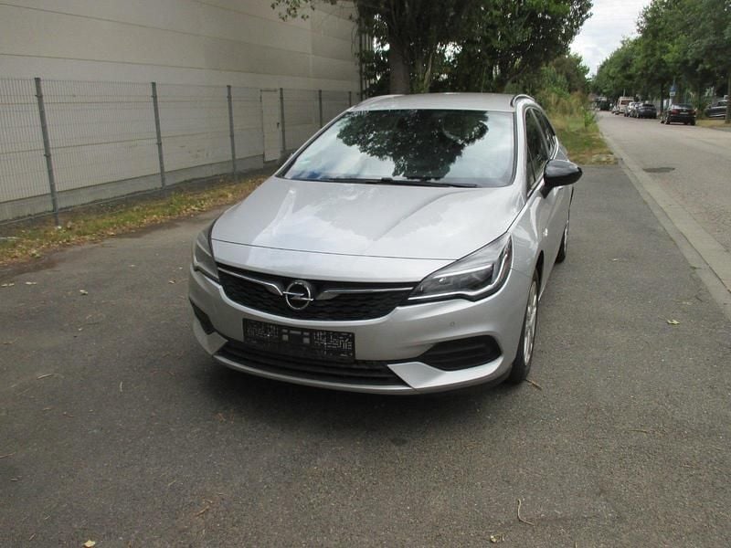 Silber Gebraucht 2021 Opel Astra Edition Kombi | 11.999 € (Superpreis) - Bild 1/4