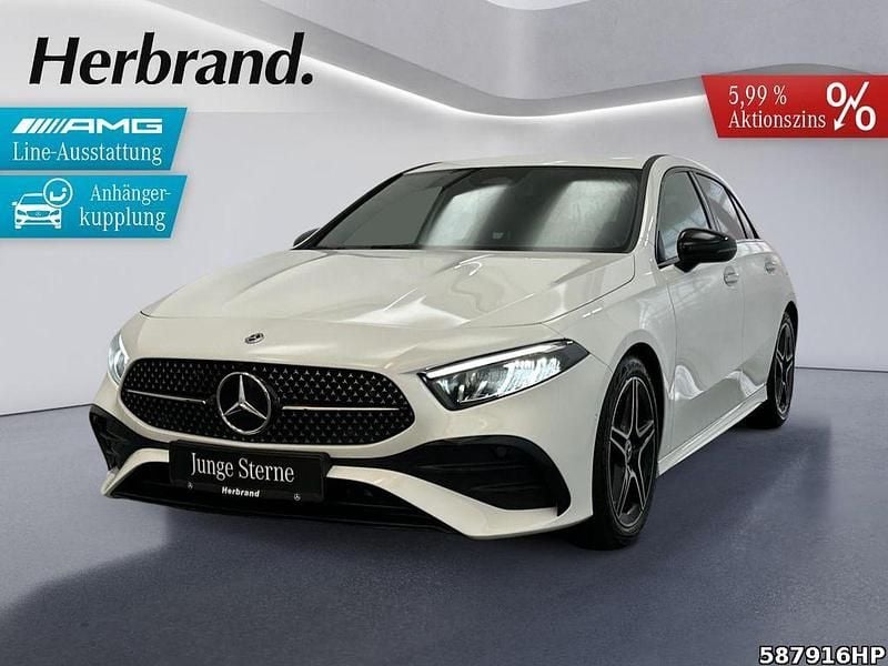 Unilack polarweiß Gebraucht 2024 Mercedes A200 AMG Limousine | 29.990 € (Fairer Preis) - Bild 1/4