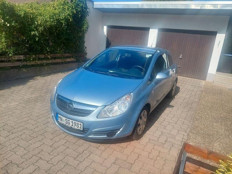 Blau Gebraucht 2008 Opel Corsa Cosmo Limousine | 3.000 € (Fairer Preis) - Bild 1/4