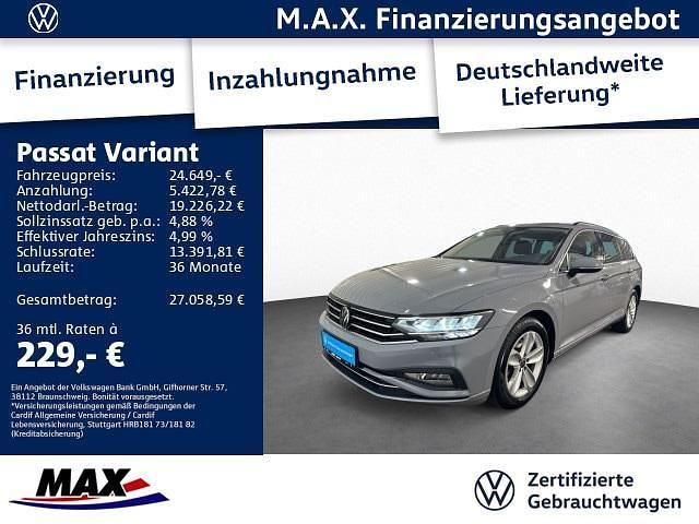 Mondsteingrau Gebraucht 2022 VW Passat Business Kombi | 24.649 € (Guter Preis) - Bild 1/3