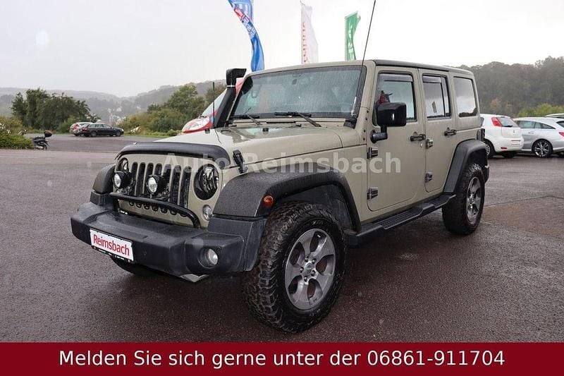 Grau Gebraucht 2017 Jeep Wrangler Sahara SUV | 29.490 € (Guter Preis) - Bild 1/4